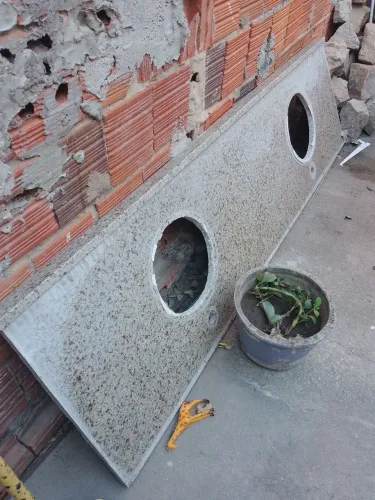 Bancada de mármore para banheiro