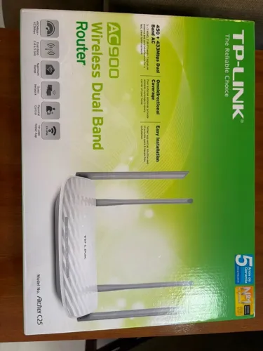 Roteador TP-Link Archer C25 Dual Band AC900 (Com Caixa e Fonte)