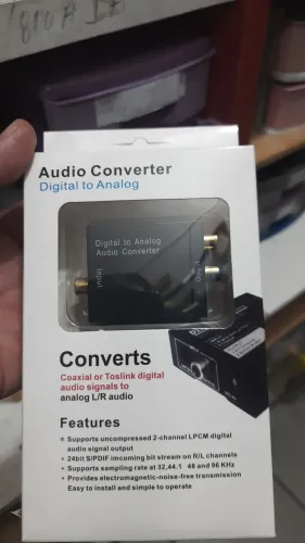 Conversor óptica de audio