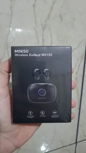 Fone Bluetooth MINISO MS105 - Som de Qualidade e Conforto para o Dia a Dia