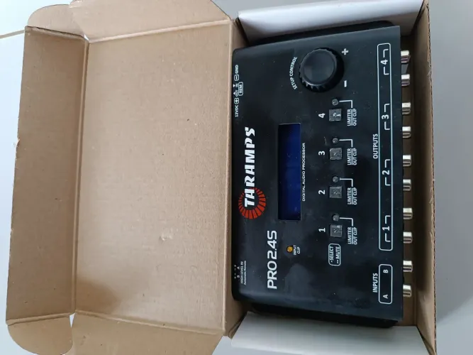Processador de áudio Taramps Pro 2.4s dígital 4 vias 