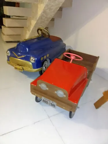 Raríssimo JEEP PEDAL CAR GENOVESI restaurado, de colecionador, peça muito rara