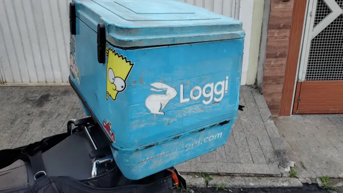 Baú moto cargo 90l logo/   suporte cargo vendido 