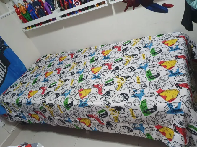 Edredon solteiro Heróis Avengers