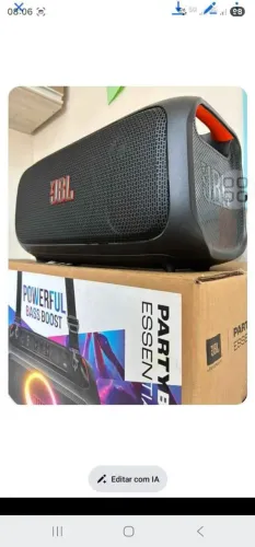 Vendo caixa jlb acompanha microfone