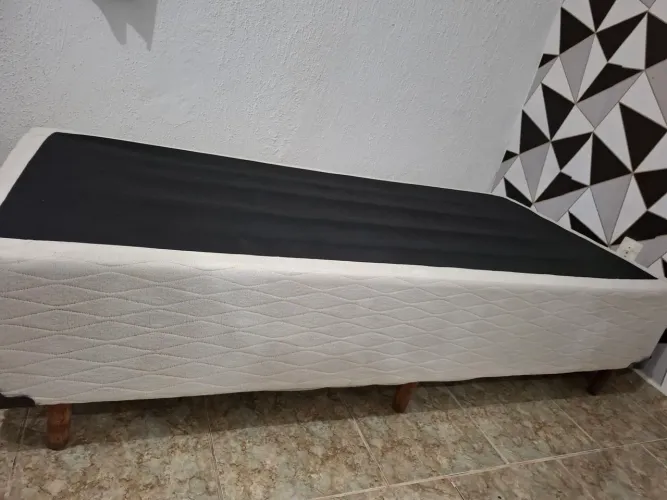 Base Box para Colchão Solteiro Umaflex Itália Branco