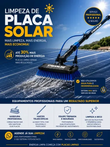 Limpeza Profissional de Placas Solares | Mais Eficiência e Economia