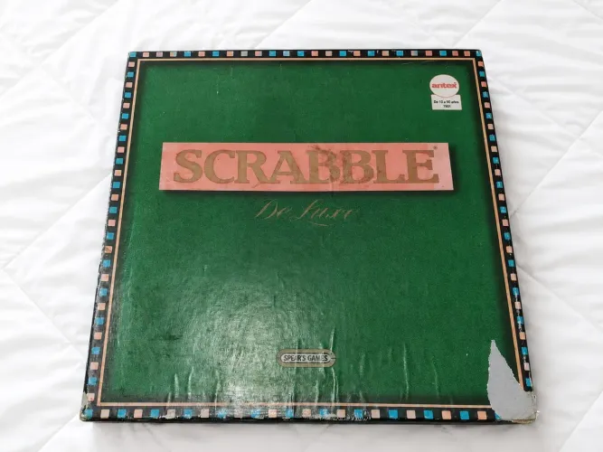 SCRABBLE De Luxe Vintage - Edição Especial Completa - Item de Coleção