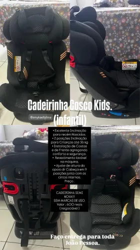Cadeirinha Cosco Kids Progress.