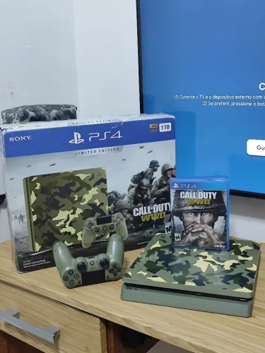 PS4 Slim 1TB Edição Limitada - Aceito Envio 