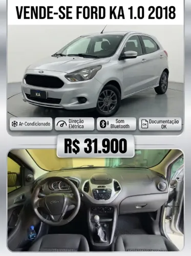 Ford KA 1.0 Se/se Plus Tivct Flex 5P 2018