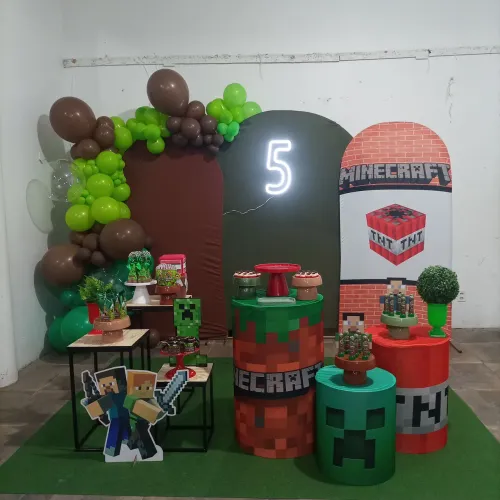 Festa tema Minecraft 