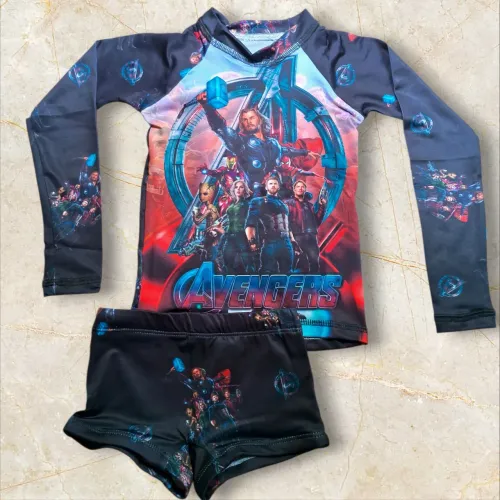 Conjunto UV 50+ vingadores