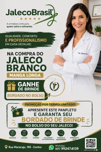 Jalecos, scrubs e uniformes