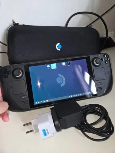 Steam Deck LCD - 512 gb (256+256) - Perfeito com todos os acessórios + Brindes