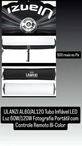Tubo led inflável ULANZI