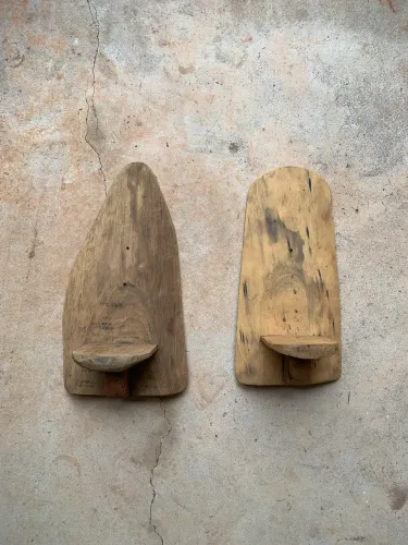 Par de Suporte para Velas ou Imagens Antigo
