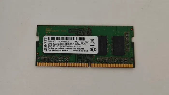 Memória RAM DDR4 4GB 3200MHZ SMART LENOVO NOTEBOOK