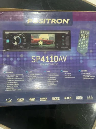 Aparelho de DVD automotivo Pósitron SP4110AV
