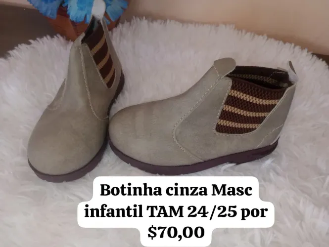 Bota infantil masculino