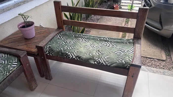 Conjunto de Varanda em Madeira