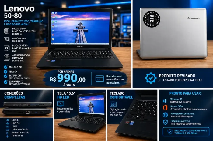 Notebook Lenovo - Promo Finde
