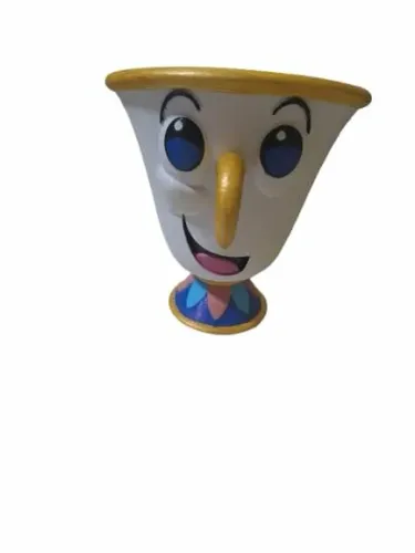 Decoração a bela e a fera 3D pintado a mão