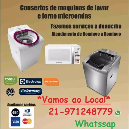 Conserto de Maquina de Lavar - Geladeira - Ar condicionado - Microondas - Lava e Seca