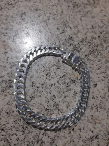 Pulseira prata 925 11mm