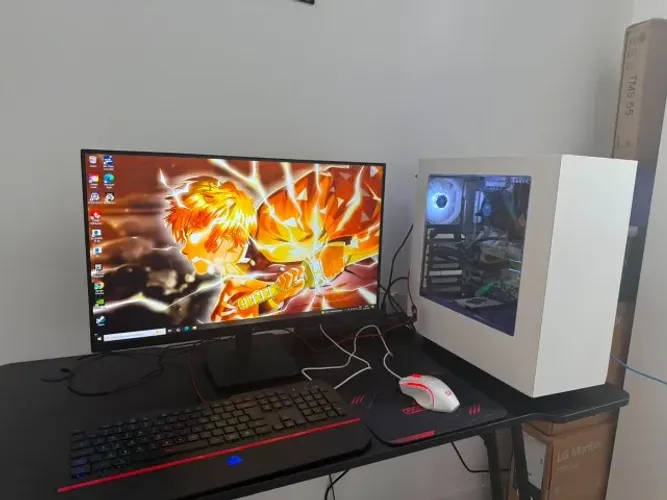 PC Gamer i7, 16GBs GTX 1070 + Monitor 27 Pol. Full HD 100Hz Teclado e Mouse. Completo