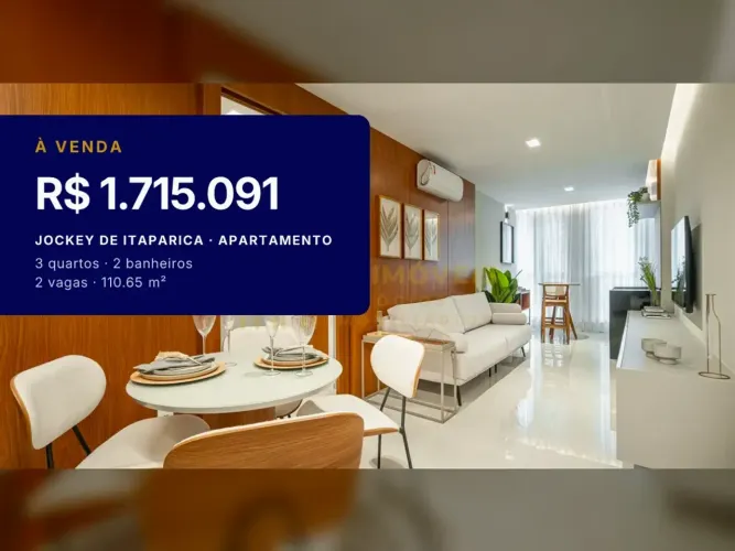 Jockey de Itaparica: Cobertura com Vista Permanente e Design Moderno