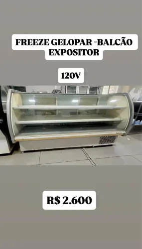 Freezer GELOPAR - balcão expositor