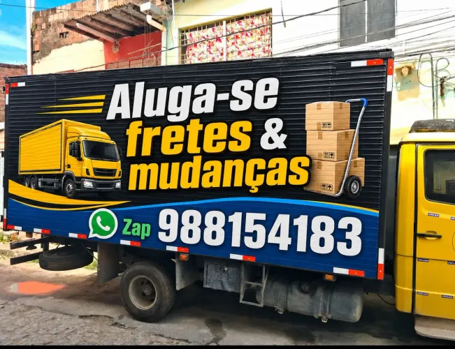 Caminhão para aluguel de mudanças e fretes 