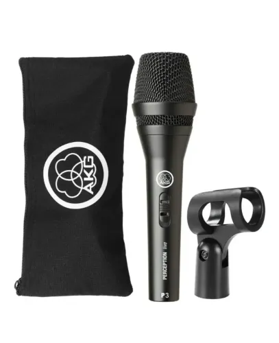 Microfone AKG P3S Perception Vocal Profissional.