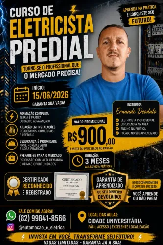 Curso de Eletricista Instalador Predial 