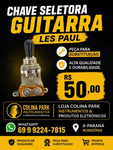 Chave Seletora para Guitarra Les Paul