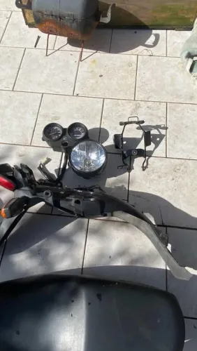 Painel / farol dianteiro /aranha e suporte ORIGINAL Honda CG 125 2013