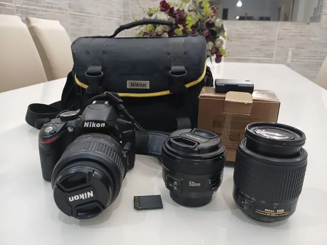 Kit nikon semi-nova