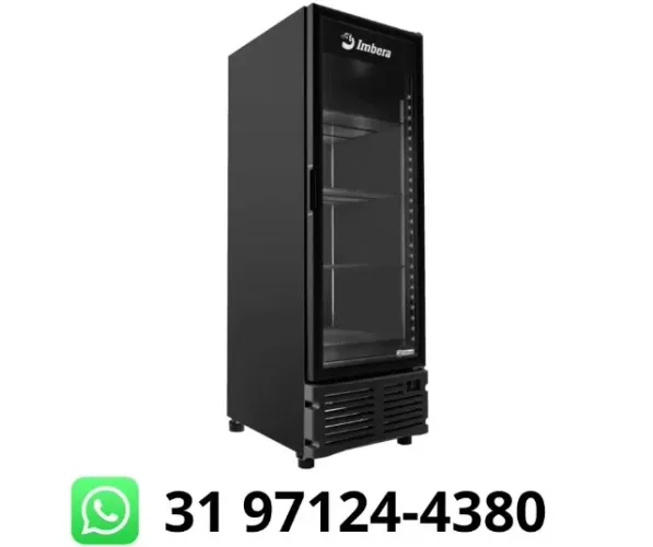 Freezer Vertical 560L All Black Imbera