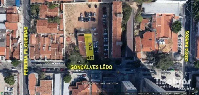 Terreno à venda, 184 m² por R$ 924.750,00 - Aldeota - Fortaleza/CE