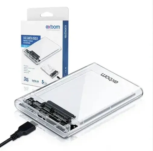 Case De Gaveta Usb 3.0 Hd 2.5 Sata Externo