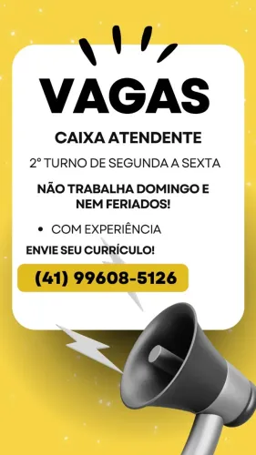 Caixa atendente
