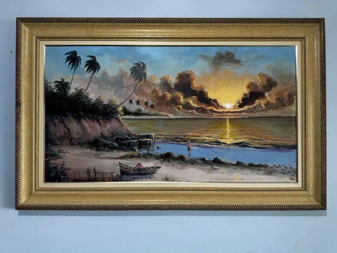 Quadro óleo Carlos Ribeiro 2003