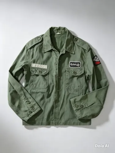 Jaqueta Estilo Militar Verde - Tamanho P