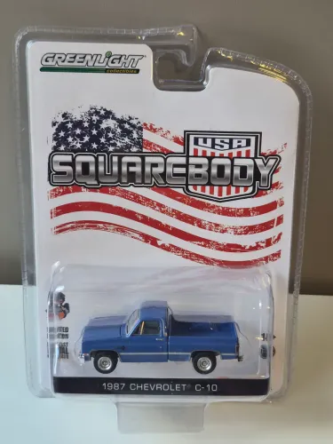 Miniatura Greenlight Chevrolet C10 1987 Premium