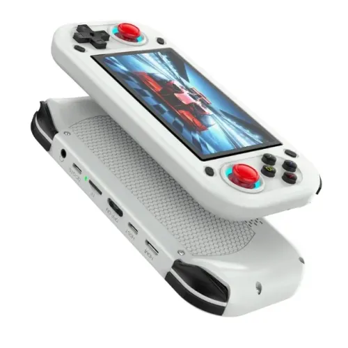 R43s retro console de videogame portátil, tela de 4.3 Polegada com saída HDMI