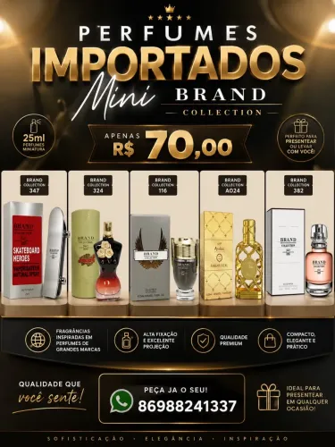 Perfume importado mini brand