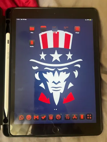 iPad 7 wi-fi + celular 128gb + acessórios