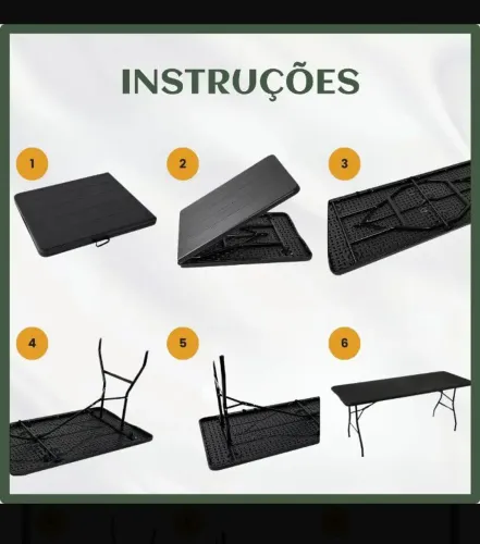 Mesa dobrável,vira maleta