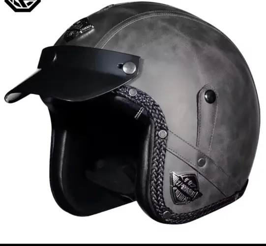 Capacete Custom aberto novo